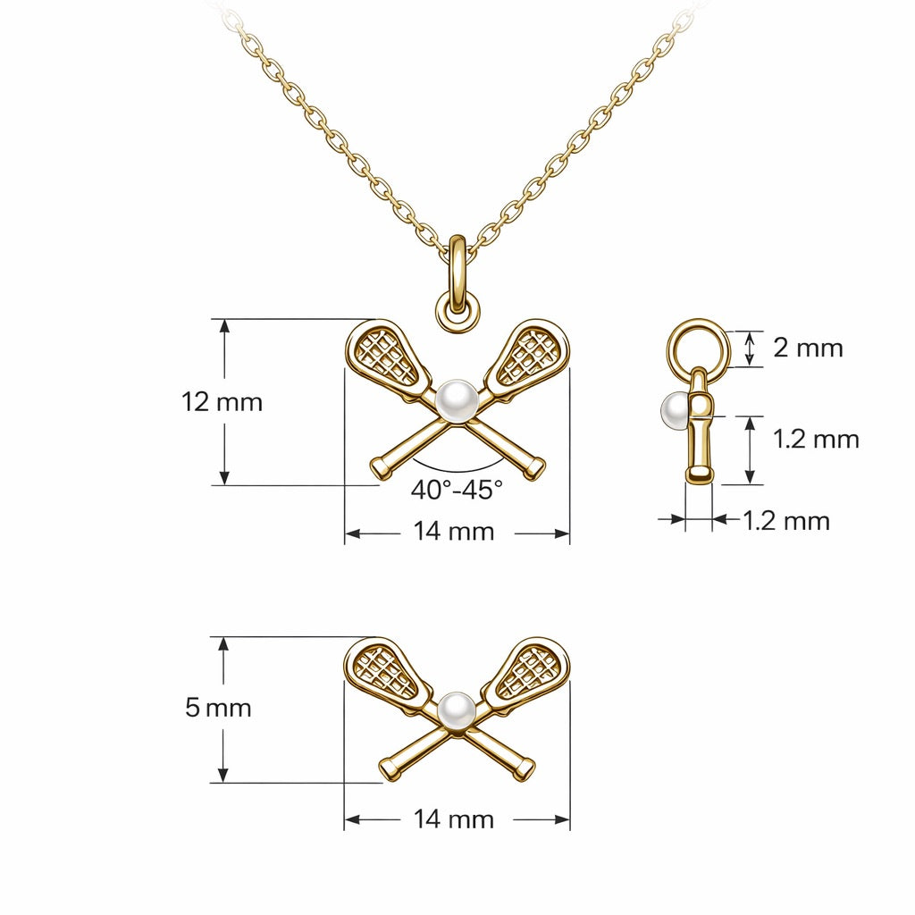 Game Day Glam Lacrosse Jewelry Set