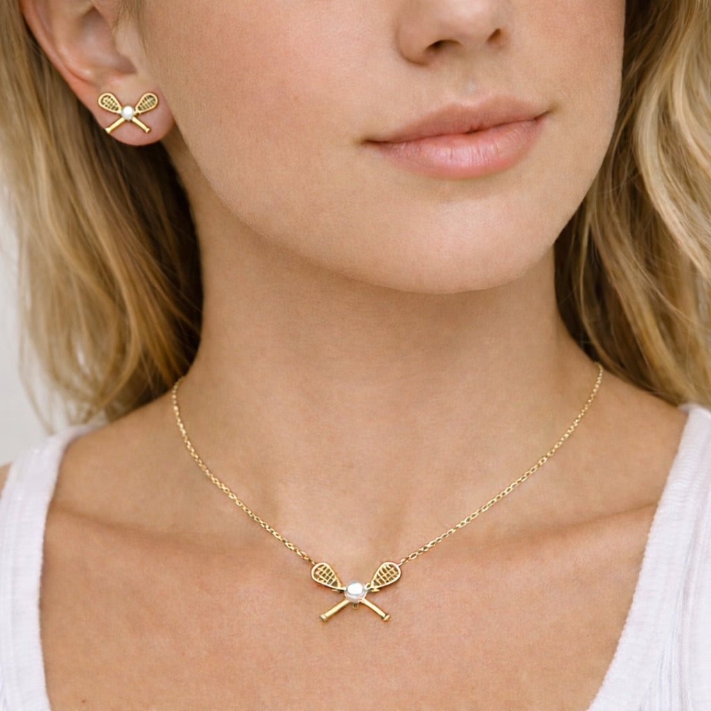 Game Day Glam Lacrosse Jewelry Set